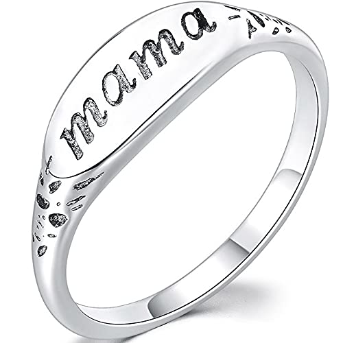 Jude Jewelers Stainless Steel Mama Mom Mother's Day Birthday Christmas Wedding Holiday Ring