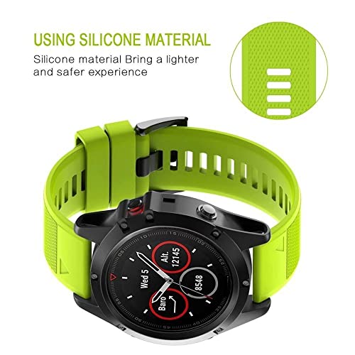 Correa Garmin Fenix 7 silicona resistente al sudor y agua 6