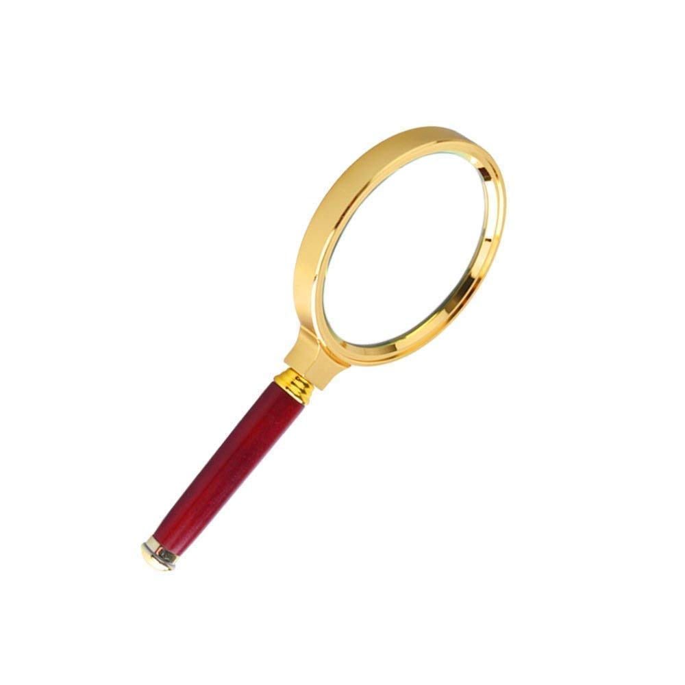 Sehhilfen, Lupe, handgehaltene, tragbare, hochauflösende optische Linse zum Lesen Alter Reparatur-Schmuck-Identifikation Safehappy