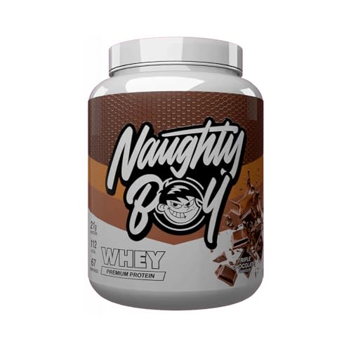 Protéines de lactosérum Naughty Boy Whey Advanced poudre pour shake de musculation triple chocolat