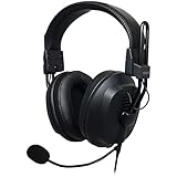 Fostex T50RPmk4g+ Wired Over-Ear Semi-Open Gaming Headset with Detachable Microphone – Black