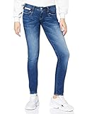 Piper Slim Organic Denim Herrlicher Damen Piper Slim Organic Denim Jeans, Blue Desire 866, W27/L30