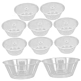 SOLUSTRE 10pcs Popcorn Tray Small Plastic Bowls French Fries Holder Spaghetti Container Compact Food Bowl All in One Tumbler Cold Clear Tumbler Thickened Food Bowl Ice Cream Bowl Hot Pot Pp
