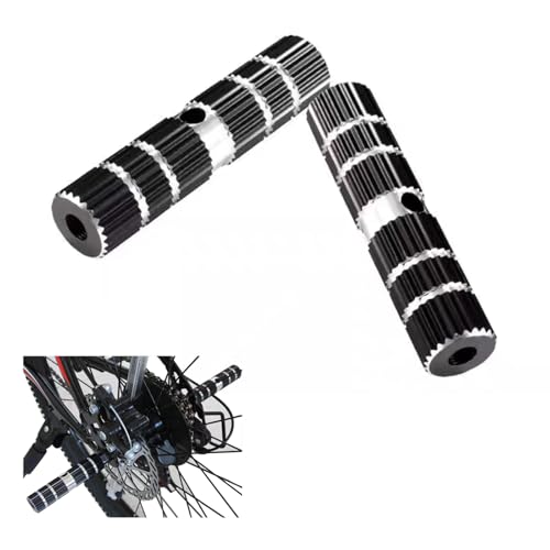 EUYKQNOI 1 Paire Bike Pegs Antidérapantes en Alliage d'aluminium,BMX Pegs,Repose-Pieds...