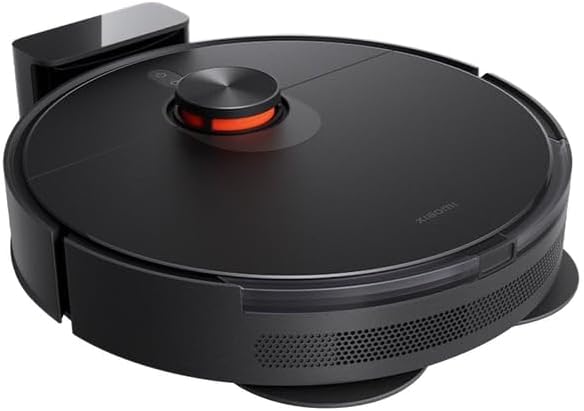 Xiaomi Robot Vacuum S20+（Black） with Auto-Raising Mop & Smart Carpet Detection, 6000Pa Suction, LDS Laser Navigation, 170min Runtime, WiFi/APP control