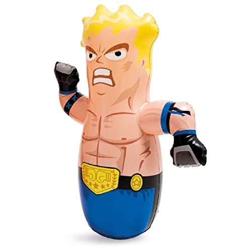 Image of Bob Punching Bag for Kids - 3D Inflatable PVC Children Kids Boys Girls Hit Me Punching Bob Bag Toy for Outdoor & Indoor Playing(Multi Color)(1 PIS)