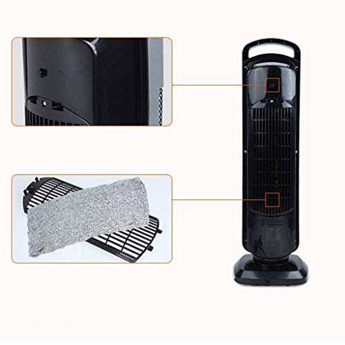 RUEREL Elektrische Heizung mit Fernbedienung, vertikal, wasserdicht, Temperaturregelung, energiesparend, Schüttelkopf, dreistufig, thermostatisch, Keramik, glückliches Haus – Bild 3