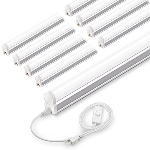 Barrina LED�u���� 40�` ����̌^ 117cm 6500K �����F 2200���[���� ����d��20W �X�C�b�`�t�d���R�[�h�u���� 40�`���� AC�d���R�[�h1.5m �A���R�[�h�t�� 8�{�Z�b�g