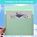 50 Pack Colored A7 Envelopes, 5x7 Self-Seal for Invitations, Weddings, Photos, Postcards, Greeting Cards, Mailing - Printable