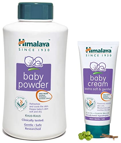 Image of Himalaya Baby Powder, 700g and Cream, Pack of 200ml Combo