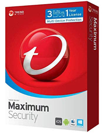 Trend Micro Maximum Security Latest Version (Windows/Mac/Android/iOS) – 3 User, 1 Year (Email Delivery in 2 Hours – No CD)