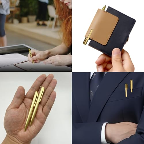 Mini stylos à bille compacts de 10 cm pour ne plus jamais manquer de stylo