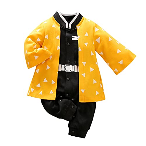 Image of RELABTABY Cute Baby Boy Girl Romper Newborn Anime Onesie Toddler Halloween Cosplay Jumpsuit Outfit clothes