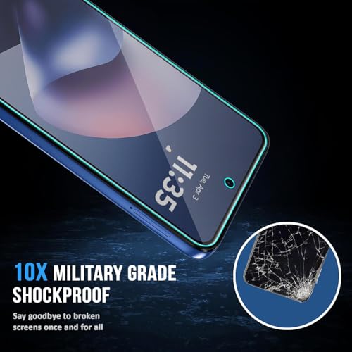 Image of Tempered Glass Screen Protector Compatible for Moto G37 Power /Motorola G37 Power /Moto G37 Power 5G with Edge-to-Edge Coverage and Easy Installation Kit