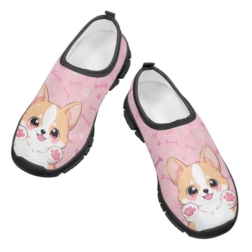 Children's Casual Shoes Boys Girls Slip on Walking Shoes Breathable Running Shoes Non-Slip Lightweight Unisex Fashion Sneakers SizeUS 11-154