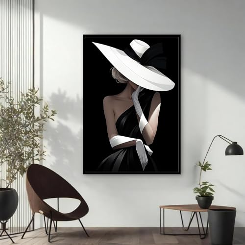 Impression de mode noir et blanc pour exprimer votre style unique