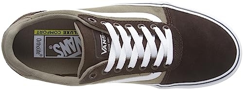 Vans Vans Men's Ward Deluxe Trainers Sneaker, Retro Suede Brown White, 11