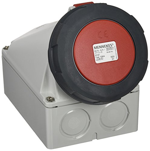 Preisvergleich Produktbild MENNEKES 136A CEE-Steckdose"5p 63A 6h 400V / rt"