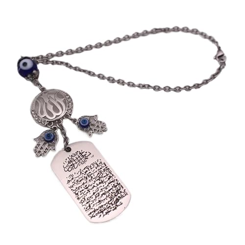 AYATUL KURSI Allah Car Rear View Mirror Islam Muslim Car Pendant Hanging