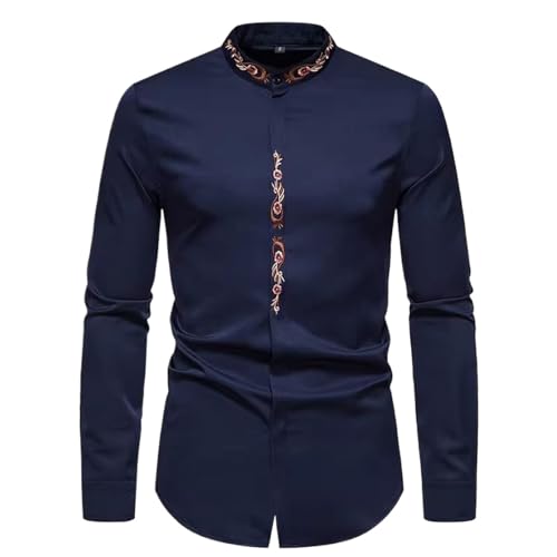 Chemise col officier bleu roi pour homme afin de sublimer un costume