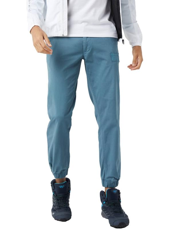 wildcraft Men Cargo Joggers 5 Pockets-Teal Blue-picture-10