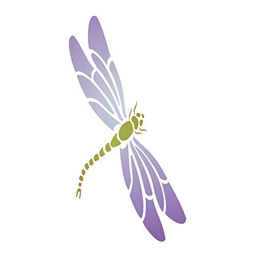 Pochoir libellule de précision pour peinture et scrapbooking
