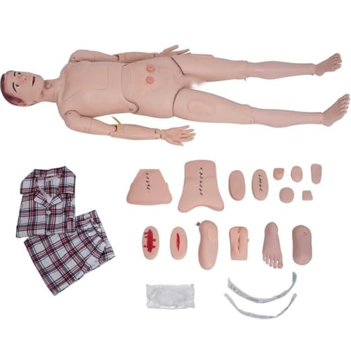 Patient Care Medical Manikin, Nursing Training Human Mannequin - CPR Dummy - for Students Education Teaching Medical Training Skills