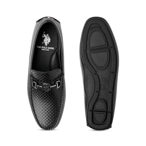 Image of U.S. Polo ASSN. Men Leather Driving Shoe