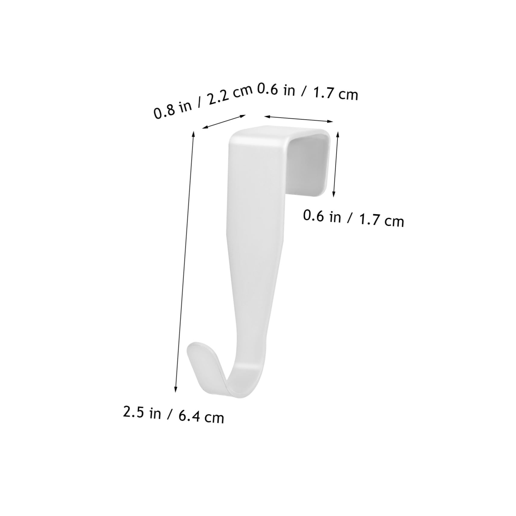 VILLCASE Decorative Over The Door Hooks 16 Pack Heavy Duty for Towels Coats Wreaths Kitchen Bathroom