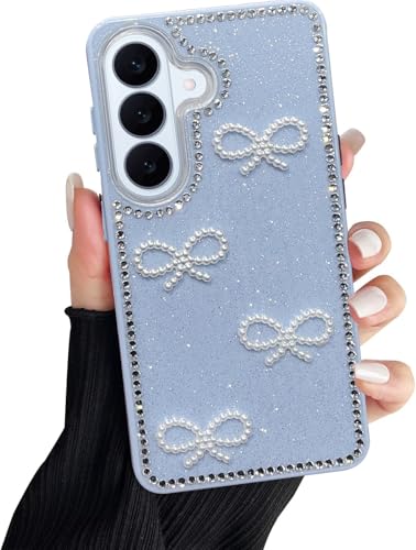 Image of DIZORO for Samsung Galaxy S26 Plus 5G case,Cute Bow Tie Aesthetic Phone Case,Trendy Slim Hard IMD Shockproof Protective Bumper Designer Phone Back Cover for Women Girls - Sierra