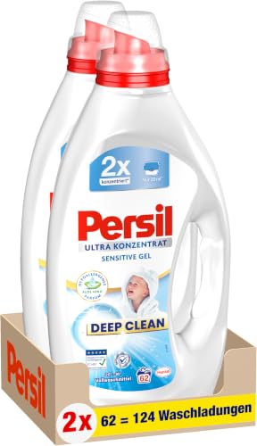 Persil Flüssigwaschmittel Sensitive (124WL) Ultra Konzentrat Waschmittel