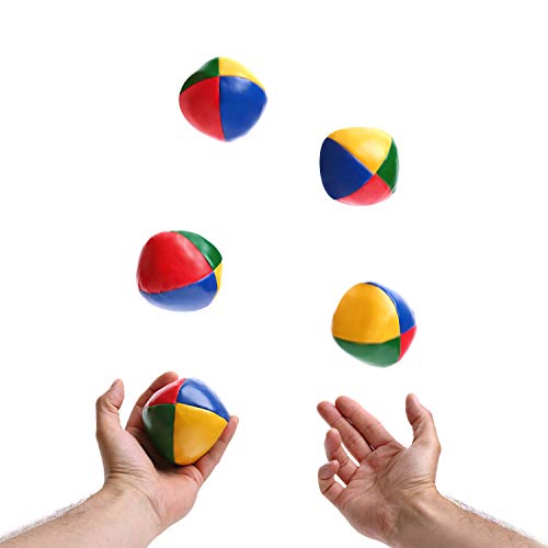 Patelai Juggling Balls Set for Beginners, Quality Mini Juggling Balls, Durable Juggle Ball Kit, Soft Easy Juggle Balls for Boys Girls and Adults, Multicolored (6 Packs) - image 3
