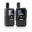 Lifetime Free Global Walkie Talkies Long Range, POC-1 Lite, 4G LTE Unlimited Range POC Two-Way Radios with Bluetooth & APP, Rechargeable Walkie Talkies, Support User Self-Group Creation
