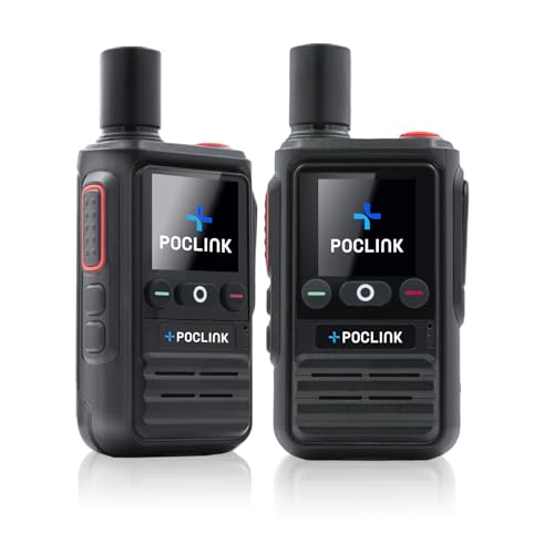 Image of Lifetime Free Global Walkie Talkies Long Range, POC-1 Lite, 4G LTE Unlimited Range POC Two-Way Radios with Bluetooth & APP, 3000mAh Rechargeable Walkie Talkies, Support User Self-Group Creation