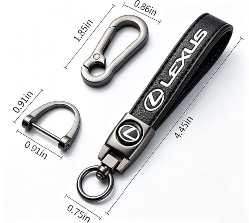 Image of Car Keychain Key Ring Accessories black