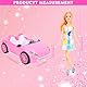 Miunana 71 Pcs Puppen und Auto mit Puppenkleidung Puppenzubehör, 11,5 Inch Puppen, Fahrzeug Kleidung Kleider Zubehör Schuhe für 30 cm Puppen, Geschenk für Kinder
