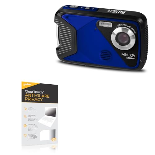 BoxWave Screen Protector Compatible with Minolta MN30WP - ClearTouch Anti-Glare Privacy (2-Pack), Privacy Screen Protector Flexible Film Anti-Glare