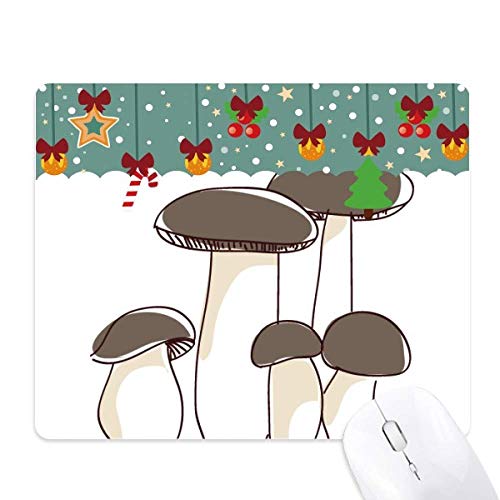 Alfombrilla de ratón con diseño de setas fresquitas para decorar tu oficina en Navidad