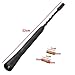 Antena de Radio Universal para Coche Radio Am/FM Negro con Adaptador autoradio...