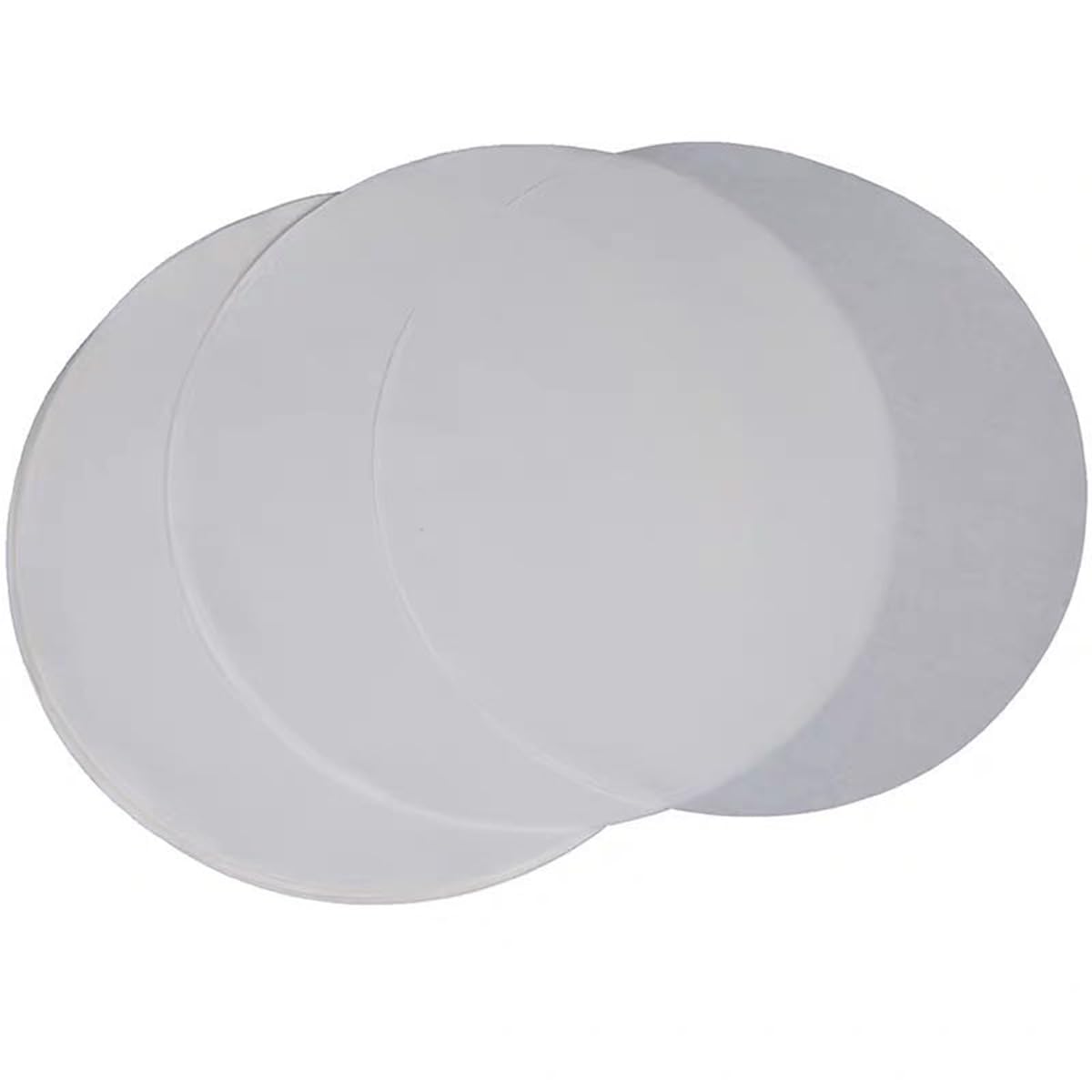 Carta da filtro qualitativa rotonda, senza ceneri, 11 cm for filtrazione di laboratorio - 100 fogli(12cm Slow)