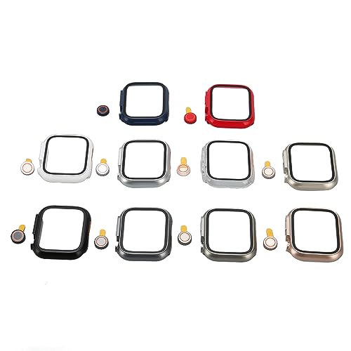 Funda para iWatch 7 de 41 mm rígida PC con protector pantalla 3