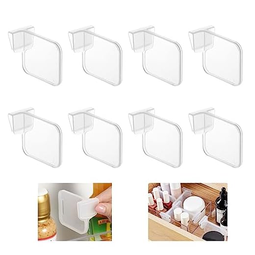 Jiazhishun 8‑Pack Refrigerator Partition Dividers