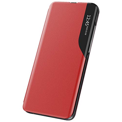 3Ciker - Funda para Samsung Galaxy S10 Lite (función atril, 360 grados), color rojo