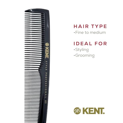 Kent Mens Pocket Comb, Black