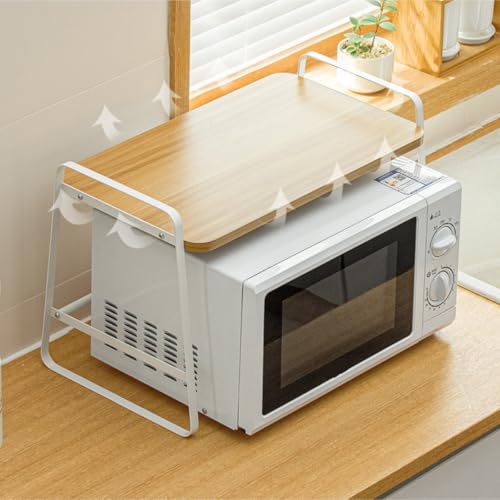Étagère micro-ondes empilable : support de cuisine multicouche - 6