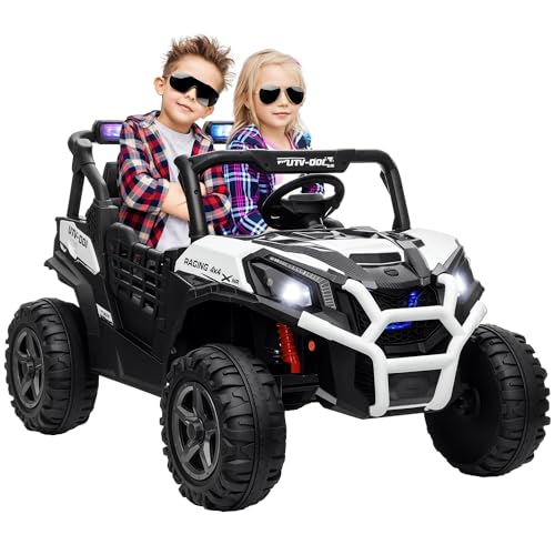 Qaba 24V 2 Seater Ride on UTV for Kids, 5MPH