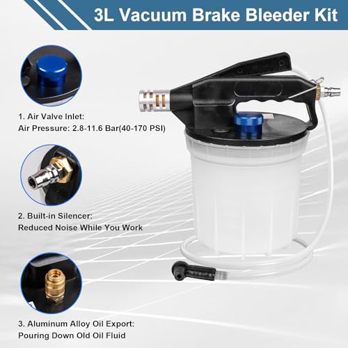 Yeyetuo VB01 3L Vacuum Brake Bleeder Kit thumb #3