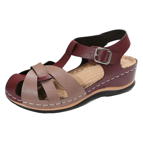 Sandales femme en cuir de style mules d'été légères pointure 39