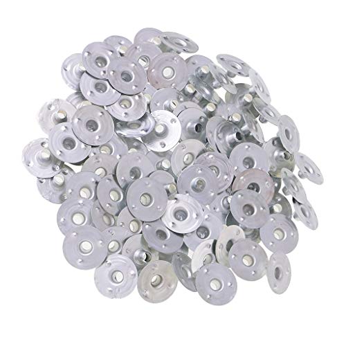 Pack de 200 mechas con base metálica para velas