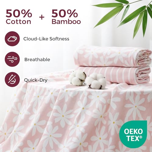 Image of Momcozy Baby Towel with Hooded - Ultra Soft & Absorbent Large Bath Towel Set for Comfort & Gentle on Baby's Skin - Shower Gift & Bath Essential & Baby Registry Search for Newborn,Infant,Toddler,Kids
